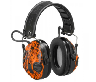 Sluchátka Peltor MT 16H310F Sport Tac, oranžová kamufláž